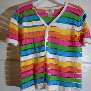 Fiorlini international small women's multicolored top (Rox143)